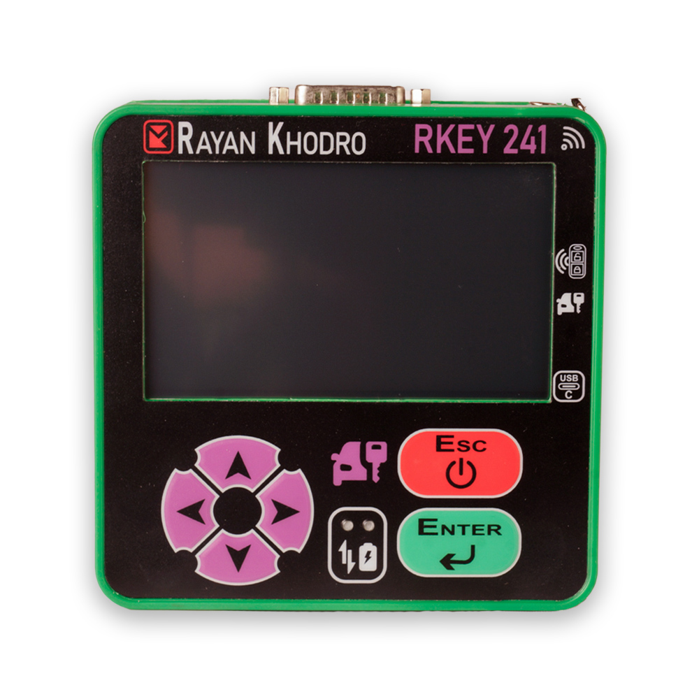 دستگاه تعریف کلید رایان خودرو مدل Rkey241