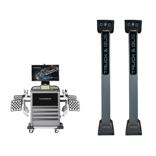 تنظیم فرمان سنگین TechnoVector مدل 7204HTS دو محور با ستونهای ثابت - ارتباط کابلی