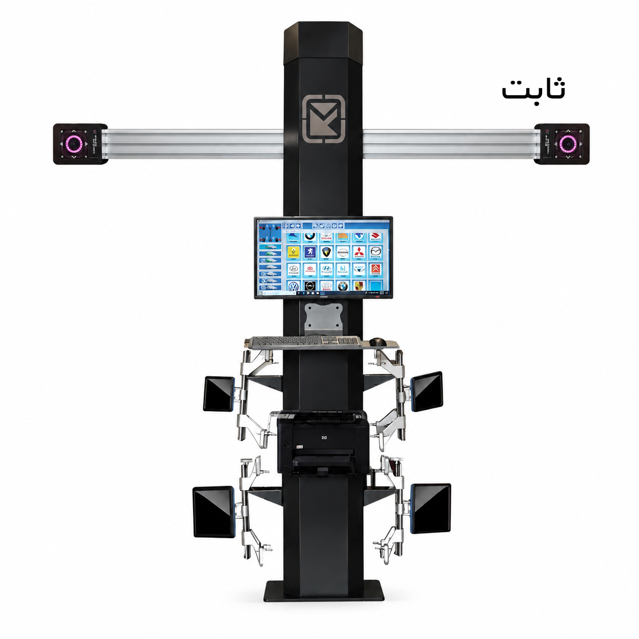 تنظیم فرمان سه بعدی با بوم ثابت و دوربین 5MP و مانیتور 24 اینچ مدل MWA2401E